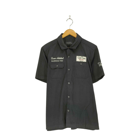 ボンダッチ Von Dutch 刺繍デザインS/S ワークシャツ メンズ JPN:L