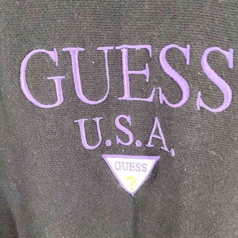 ゲスジーンズ GUESS JEANS フロントロゴ刺繍 クルーネックスウェット メンズ import:S