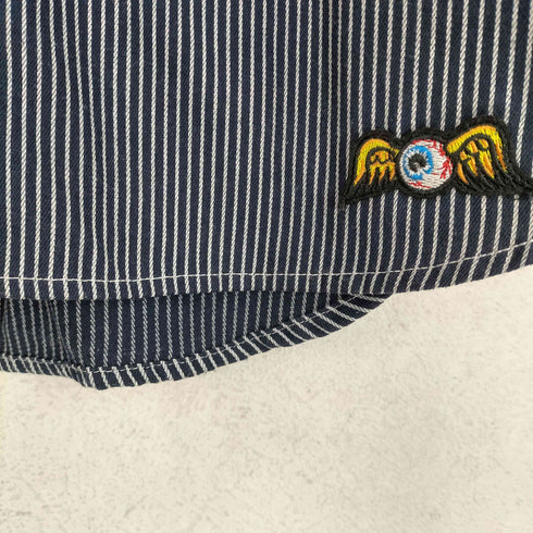 ボンダッチ Von Dutch ヒッコリー柄 S/S ワークシャツ メンズ JPN:L