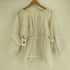 ナチュラルビューティーベーシック NATURAL BEAUTY BASIC 24SS シアーギャザーペプラムブラウス レディース import:M