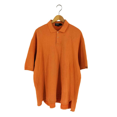 ポロバイラルフローレン Polo by RALPH LAUREN 90s 裏地フリース コットンアクリル スウェット ポロシャツ メンズ import:L