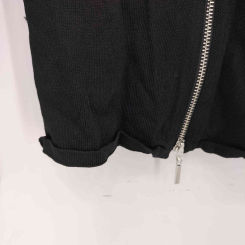 ザラ ZARA ダブルジップ ニット カーディガン レディース