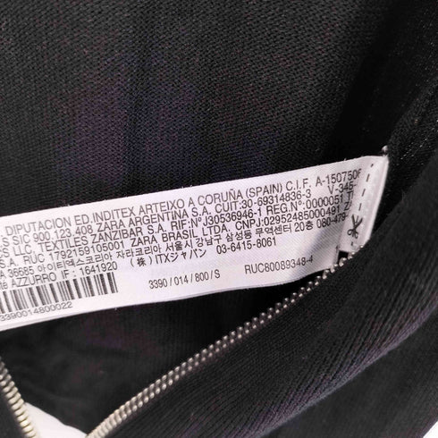 ザラ ZARA ダブルジップ ニット カーディガン レディース