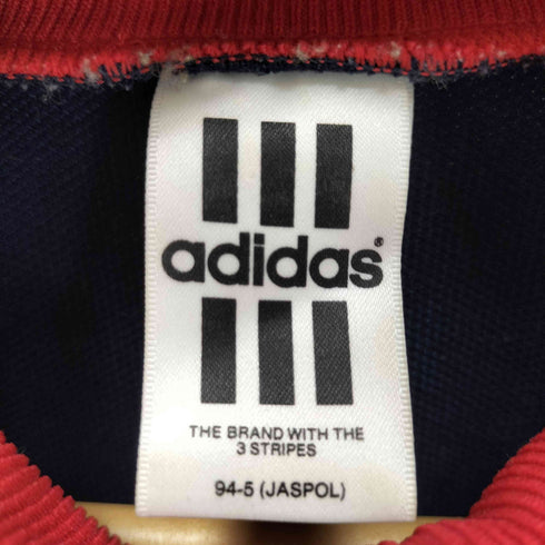 アディダス adidas デサント製 ロゴ刺繍トラックジャケット メンズ JPN:L