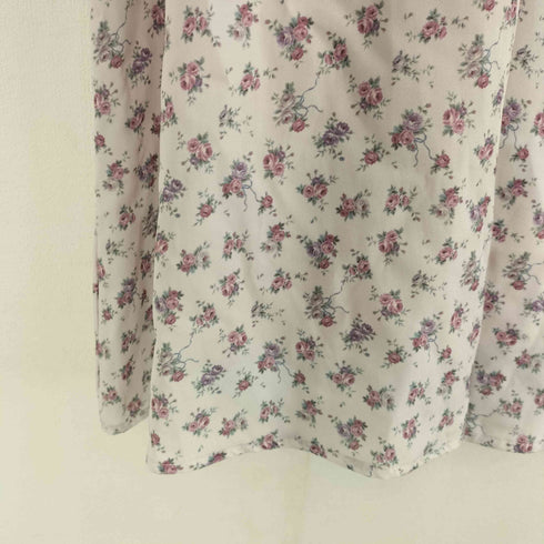 メゾンドフルール Maison de FLEUR petite robe バラ柄 パフスリーブ ワンピース レディース JPN:M