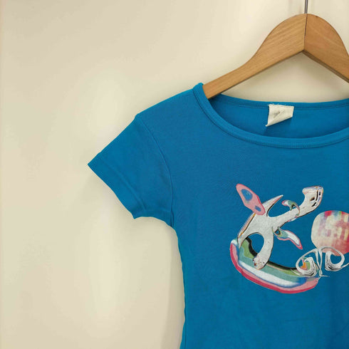 oysterservice フロントプリント 半袖tシャツ チビT Y2K レディース FREE