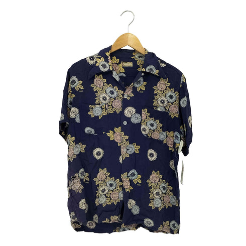 ドゥニーム Denime HAWAIIAN DREAM レーヨン100 アロハ半袖シャツ メンズ M