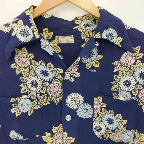 ドゥニーム Denime HAWAIIAN DREAM レーヨン100 アロハ半袖シャツ メンズ M
