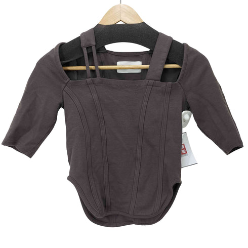 ヴィアヴァンダ viavanda SQUARE NECK TIGHT TOPS レディース FREE