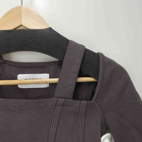 ヴィアヴァンダ viavanda SQUARE NECK TIGHT TOPS レディース FREE