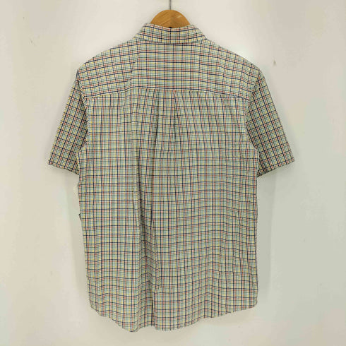 エルエルビーン L.L.Bean TRADITIONAL FIT マルチカラー チェック シアサッカー ボタンダウン 半袖シャツ メンズ import:M