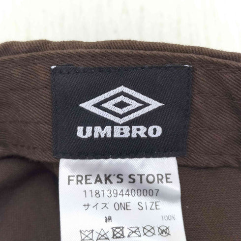 アンブロ UMBRO ロゴ刺繍キャップ メンズ