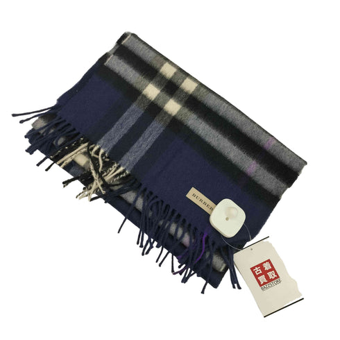 バーバリー BURBERRY チェック カシミヤ スカーフ レディース