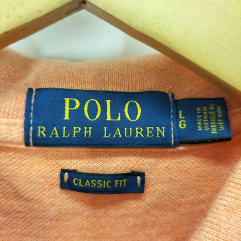 ポロラルフローレン POLO RALPH LAUREN CLASSIC FIT ポニー刺繍 鹿の子ポロシャツ メンズ import:L