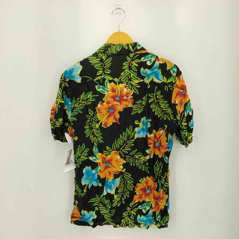 ケニントン kennington 80s 背景タグ レーヨン アロハ 半袖シャツ メンズ  M