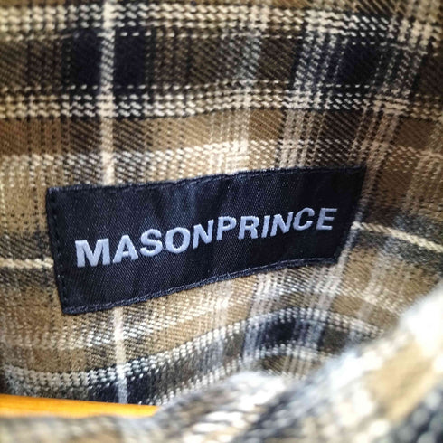 MASONPRINCE オーバーサイズシャドウチェックシャツ メンズ 1