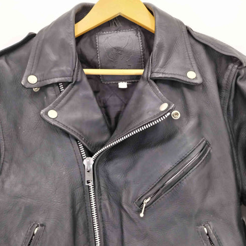 イーグル EAGLE レザーダブル ライダースジャケット メンズ 38
