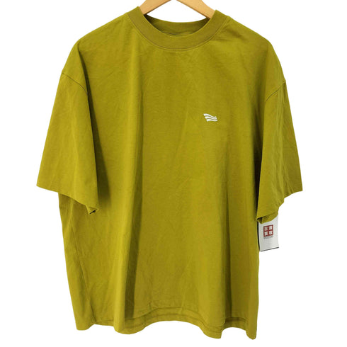INWIND 刺繍ロゴ バックプリント オーバーサイズクルーネックTシャツ メンズ XL