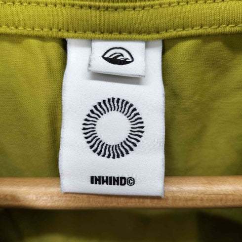 INWIND 刺繍ロゴ バックプリント オーバーサイズクルーネックTシャツ メンズ XL
