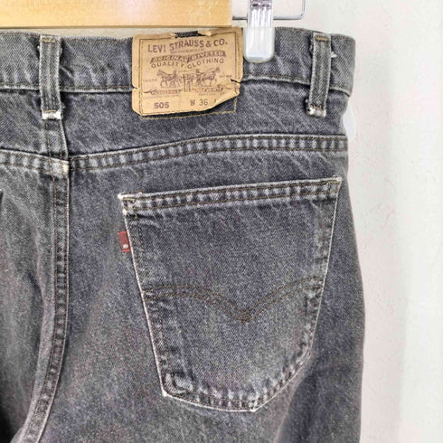 リーバイス Levis 90s USA製 505 ボタン裏575 先染め ストレートデニムパンツ メンズ 36/32