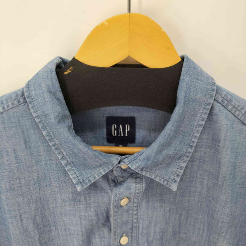 ギャップ Gap ロゴ プルオーバー シャンブレーシャツ メンズ import:XL