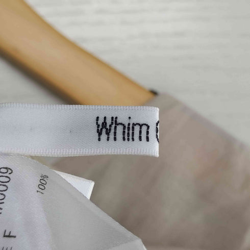 ウィムガゼット Whim Gazette バックオープン ラグラン ブラウス レディース FREE