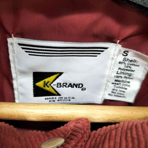 ケイブランド K-BRAND 80s コーデュロイブルゾン レディース import:S