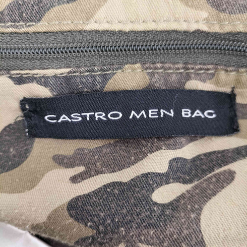 CASTRO MEN BAG 孔雀刺繍 メッセンジャーバッグ メンズ