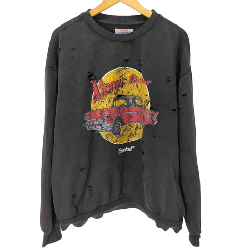 チャオパニックティピー CIAOPANIC TYPY Sounds gooood ヴィンテージライクダメージプリントスウェット メンズ ONE SIZE
