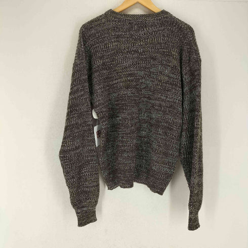 CASCADE 杢ブラウンクルーネックニット メンズ XL