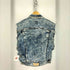 リーバイス Levis 80s USA製 白タブ 3rd型 ケミカルウォッシュ デニムベスト メンズ S