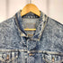 リーバイス Levis 80s USA製 白タブ 3rd型 ケミカルウォッシュ デニムベスト メンズ S