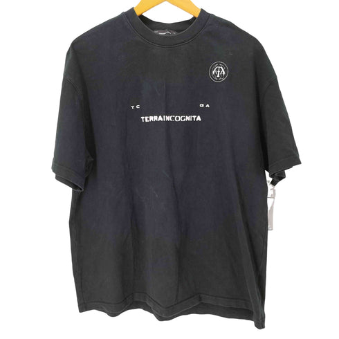 TERRAINCOGNITA ヘビーオンスクルーネックプリントTシャツ メンズ L
