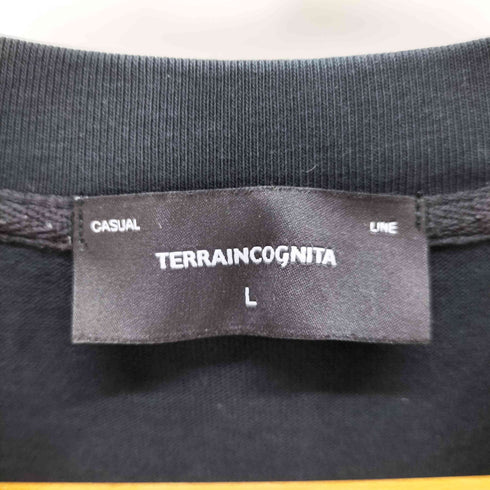 TERRAINCOGNITA ヘビーオンスクルーネックプリントTシャツ メンズ L