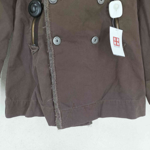 ディーゼル DIESEL 90~00S Y2K フリンジデザインコットントレンチコート レディース XS