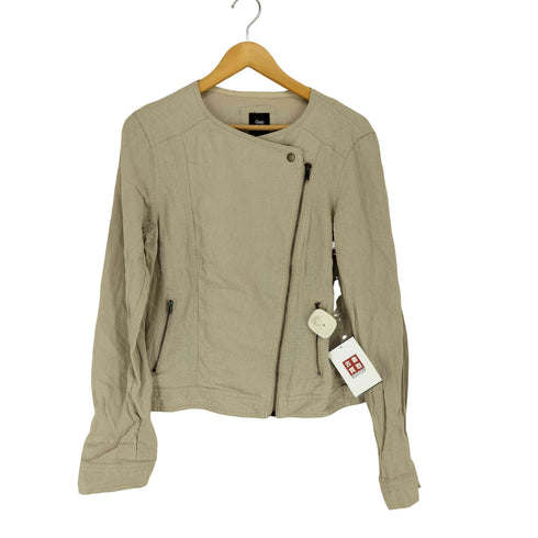 ギャップ Gap リネンダブルライダースジャケット レディース M