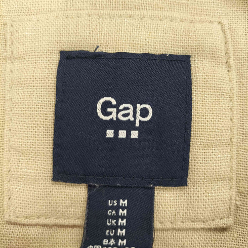 ギャップ Gap リネンダブルライダースジャケット レディース M