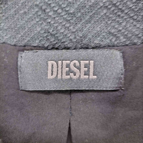 ディーゼル DIESEL 90~00S 裾フリルコットンダブルライダースジャケット レディース XS