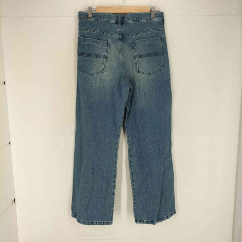 ハレ HARE Zip Layered Denim 2WAY サイドジップフレアデニムパンツ メンズ M