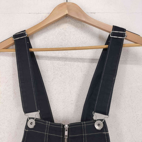 ジェイダ GYDA フロントジップ スキニーオーバーオール レディース M