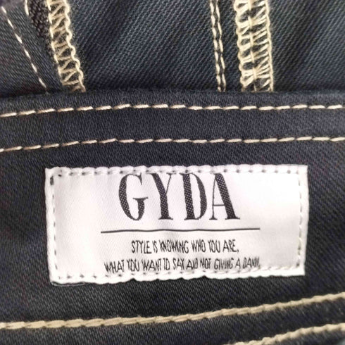 ジェイダ GYDA フロントジップ スキニーオーバーオール レディース M