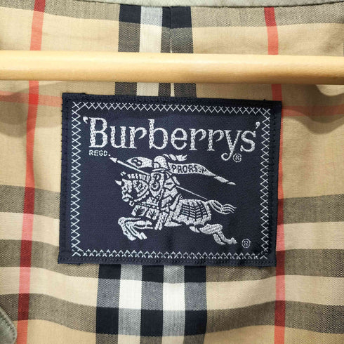 バーバリーズ BURBERRYS バックヨーク 裏地ノヴァチェックステンカラーコート BIG SIZE メンズ 175