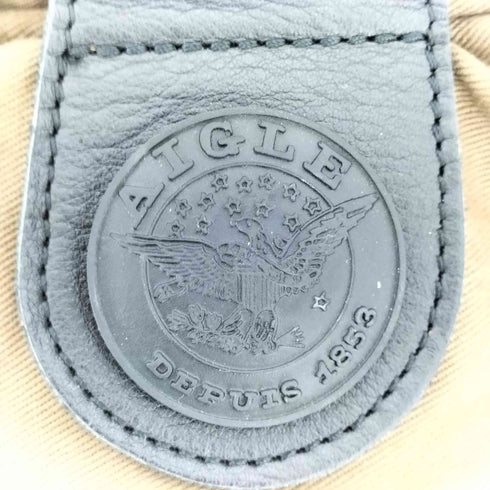 エーグル AIGLE レザーxキャンバス ダッフルバック メンズ