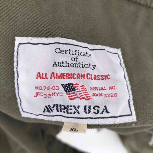 アヴィレックス AVIREX M-65 フィールドジャケット ミリタリージャケット メンズ import:XL