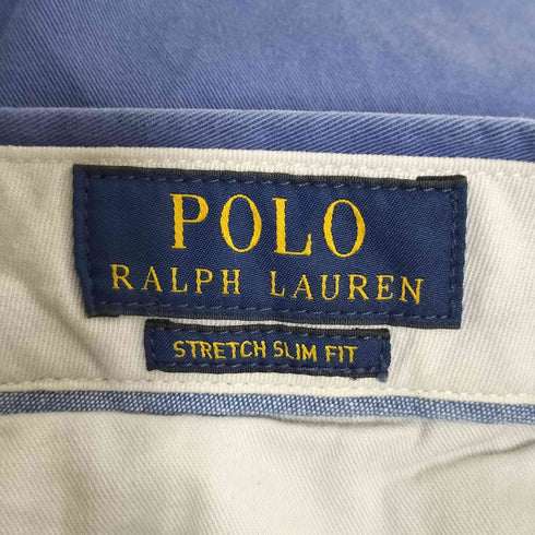 ポロラルフローレン POLO RALPH LAUREN 7.0OZ TWILL STRETCH SLIM FIT ノータックチノパンツ メンズ 32/34