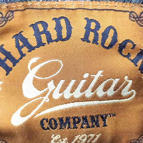 ハードロックカフェ Hard Rock Cafe ロゴ刺繍 デニムジャケット メンズ XL