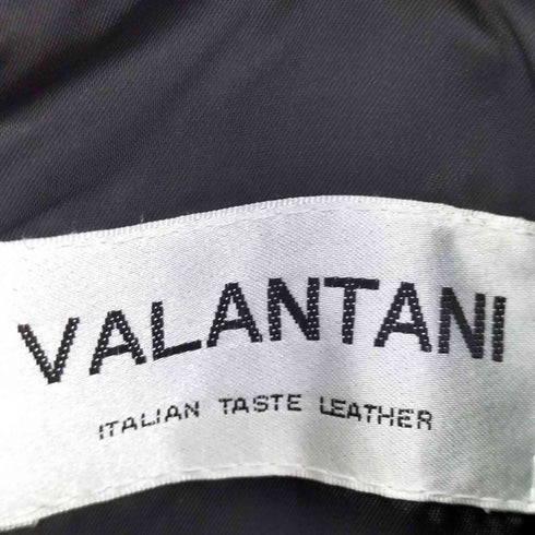 VALANTANI 襟ファー シープレザージャケット メンズ