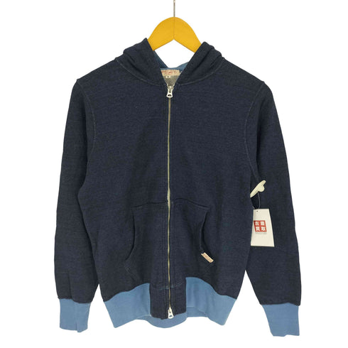 シュガーケーン SUGAR CANE エルボーパッチ ダブルジップ パーカー メンズ JPN:S