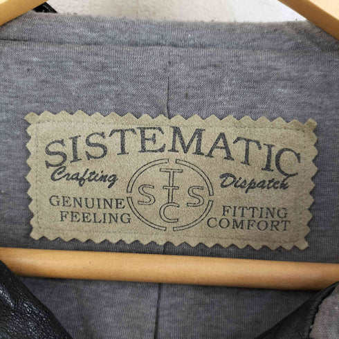 SISTEMATIC ダブルジッパー フーデッド レザージャケット Y2K レディース
