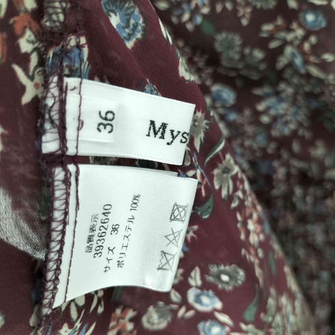 マイストラーダ mystrada プリーツ切替ワンピース レディース JPN:36
